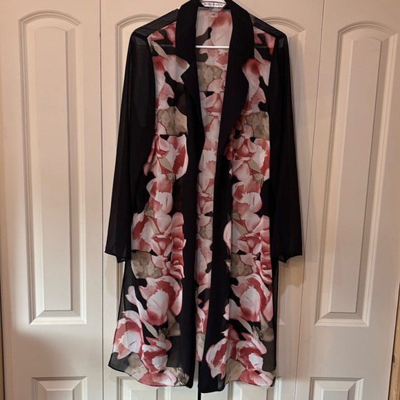 Veste Nygard Taille 10 – Blanc Imprimé Fleurs – Coton – Neuve Avec étiquettes